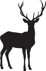 deer silhouette vector