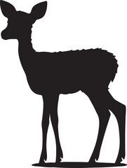 deer silhouette vector