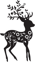 deer silhouette vector