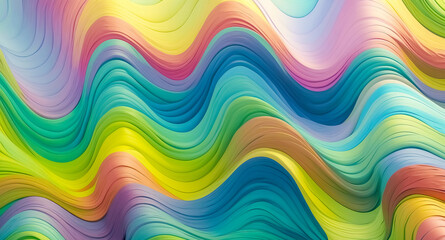 Colorful Wavy Abstract Background