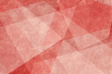 Abstract red background texture with white triangle shape design, abstract art pattern, business presentation design