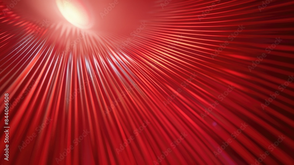 Poster a close-up shot of a bright red and white striped pattern, useful for designs or patterns
