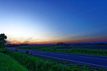 Beautiful summer calm landscapes of Bavaria.