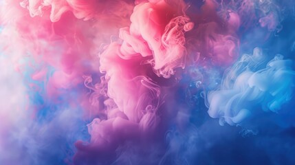 Abstract colourful fog smoke cloud background