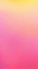 Fototapeta premium Yellow Pink grainy textured gradient pastel color, Vertical wallpaper