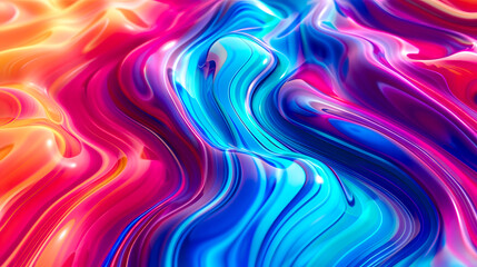 Fototapeta premium Papier peint coloré avec vagues