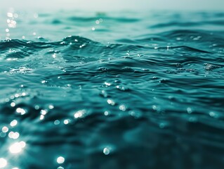 The water is calm and clear, with a few ripples here and there