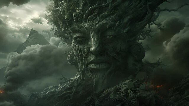 In the southern volcanic region of the island a fearsome gorgon resides her hair made of living writhing ss. Those who dare to look at her directly will be turned to stone but some