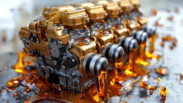 Car engine. Spare parts for the car. Auto service