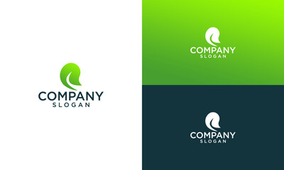 letter R abstract technology logo design vector