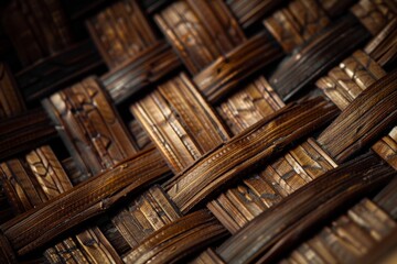 Woven Basket Close-Up