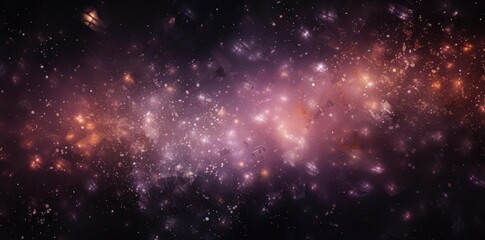 Naklejka premium speckled texture of the space with stars and nebulae