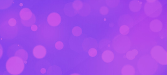 Purple bokeh widescreen background for Banner, Poster, celebration, event and various design works