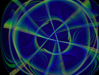 Imaginatory fractal abstract background Image