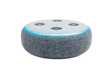 Smart Speaker with Blue Light