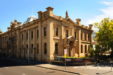 Obraz premium Building in downtown Hobart, Tasmania, Australia