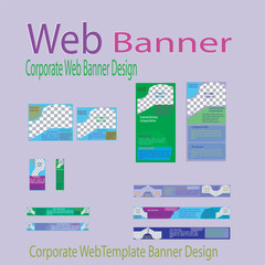 Naklejka premium Web Banner 101.eps All kinds of web banner design is included in this web banner.