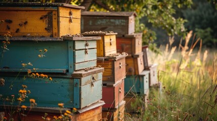 Langstroth Beehives for Efficient Care