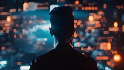 A team of cybersecurity professionals use advanced AI technology to simulate potential attacks and strengthen their defenses against future threats.