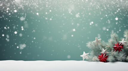 Merry X Mas Theme with Copyspace