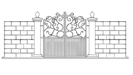 Iron gate