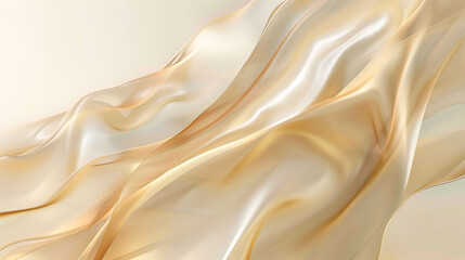 Fototapeta premium Silk or satin wavy abstract luxury background.