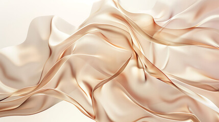 Silk or satin wavy abstract luxury background.