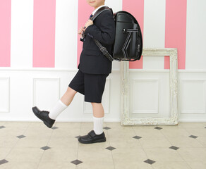 ランドセルと男の子