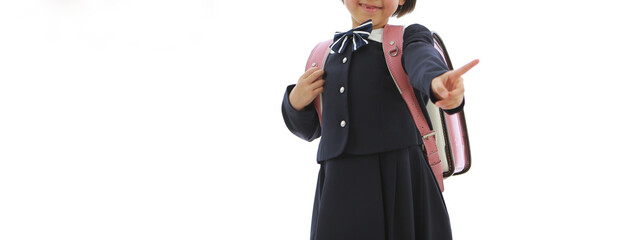 ランドセルと女の子