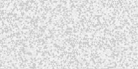 Abstract digital grid light pattern white Polygon Mosaic triangle Background, business and corporate background. Vector geometric technology gray and white triangle element light background. 