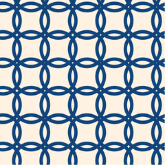 Fototapeta premium Abstract. Geometric pattern seamless curve geometric background. Vector.