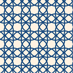 Abstract. Geometric pattern seamless curve geometric background. Vector.