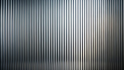 Obraz premium Corrugated Metal Siding Or Wall Paneling With Shiny Highlights