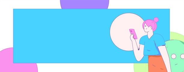 Communicate with consultants flat vector character concept operation hand drawn illustration
