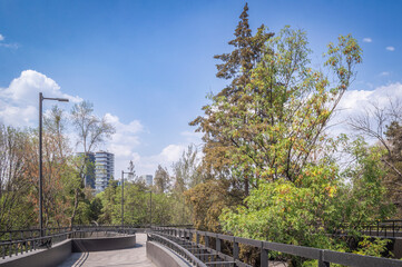 floating causeway in chapultepec