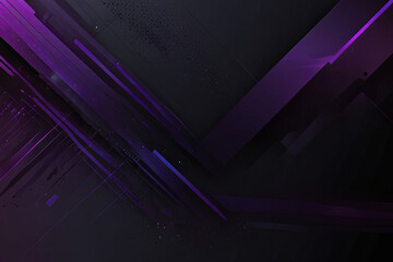 Abstract gaming technology background in black and purple. Ideal for business presentations, banners, covers, web, flyers, posters, and more.