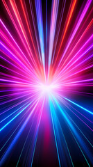 Fototapeta premium Abstract background with colorful light and speed lines