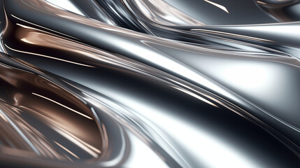 abstract metallic background with waves