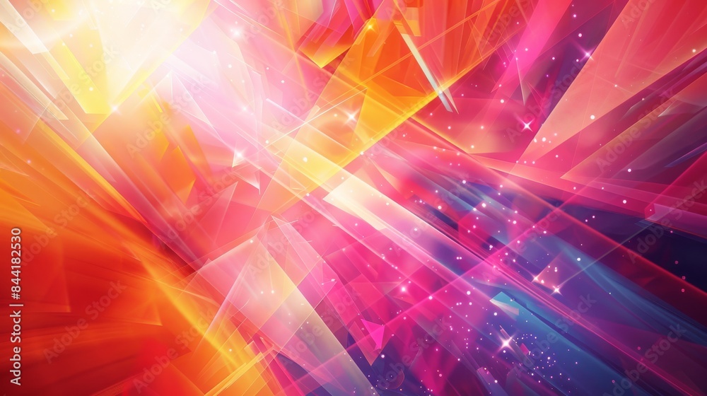 Wall mural exciting abstract backdrop with dynamic colors enhancing the party atmosphere