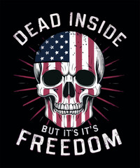 Freedom 4th of July T Shirt Design