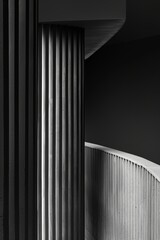 Obraz premium Elegant layout patterns on a minimalist modern backdrop.