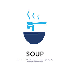 soup colored icon vector design good for web or mobile app