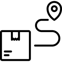 delivery route icon