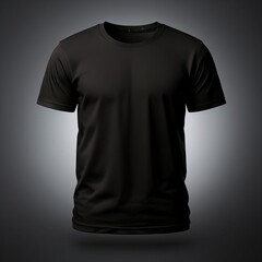 AI Image Generator, Simple Black T-Shirt