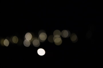 Light night bokeh abstract