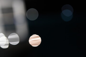 Light night bokeh abstract