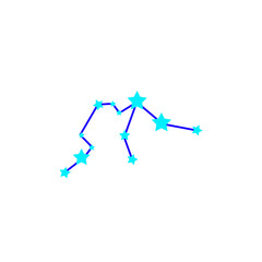 Vector Illustration of Constellations