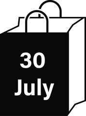 Calendar, date, schedule icon, friendship day 