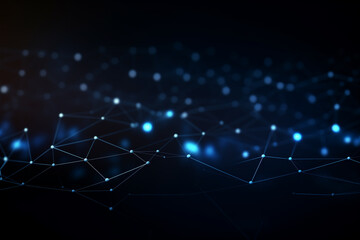 Abstract technology mesh digital line electronic network data innovation concept background.