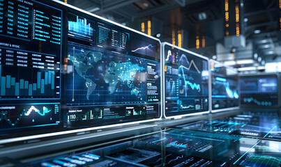 Financial investing, stocks, analysis concept